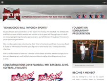 Tablet Screenshot of minnesotaminutemen.com